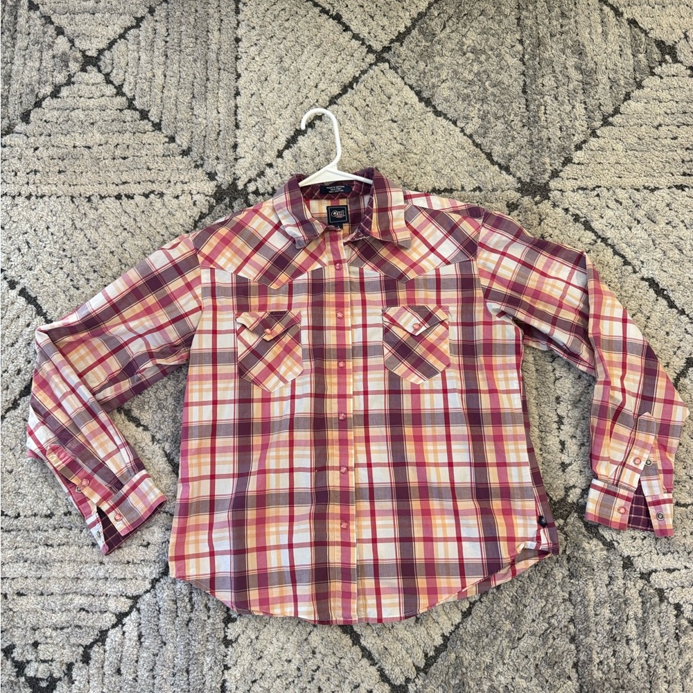 Cruel Girl Multicolor Plaid Shirt